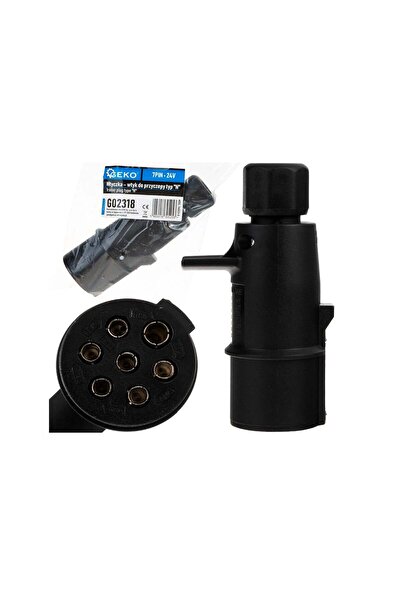 GEKO Adaptor priză remorcă tip N, 7 pini 24V, G02318