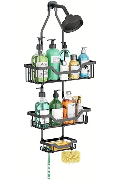 Arabest Hanging Shower Caddy,Rustproof Bathroom Organizer,Extended Length,Ove...