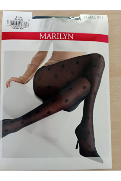 Marilyn Dresuri de damă cu buline negre Flores B06 1/2 Negru