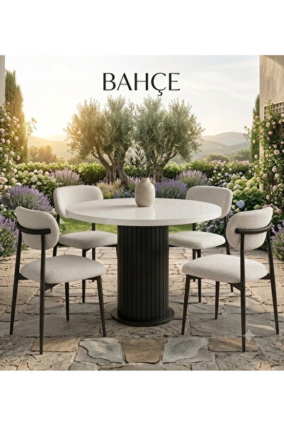 Maholandin Sadece masa bohem masa Bahçe takımı masası balkon takımı masası mo...