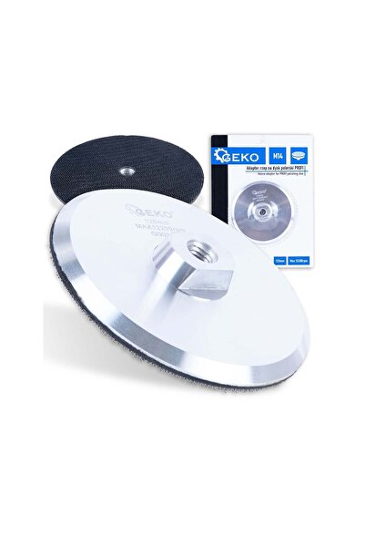 GEKO Disc de lustruire aluminiu cu velcro, 125mm, M14, G00313