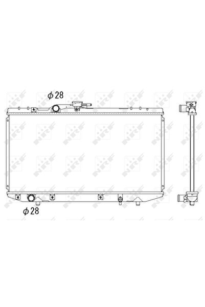 NRF Radiator Racire Motor TOYOTA STARLET