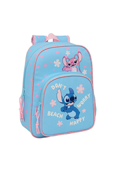 Lilo & Stitch Ghiozdan Happy Albastru celest 26 x 34 x 11 cm