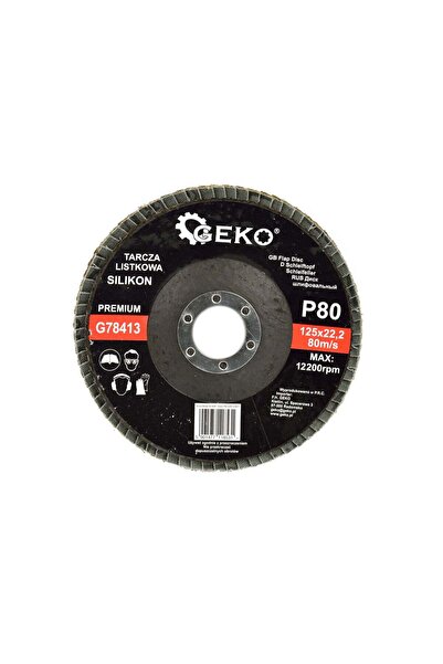 GEKO Disc abraziv  "SILICON " 125 mm, PREMIUM G 78413