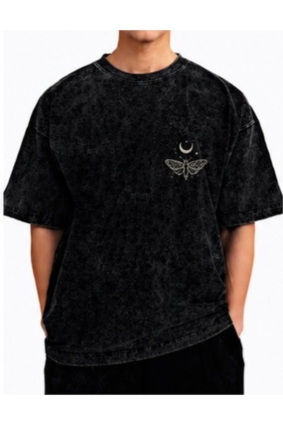 classy moda Unisex Colorful Oversize Printed T-Shirt Streetwear Comfortable F...