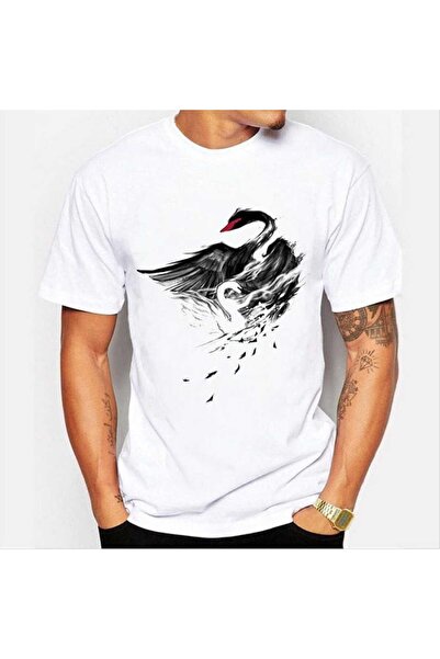 classy moda Unisex Colorful Oversize Printed T-Shirt Streetwear Comfortable F...
