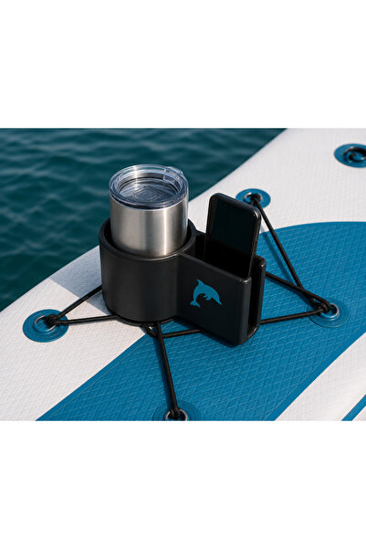 Dtech SUP Board Termos ve Telefon Tutucu | 70 mm Bardaklık | Elastik İp Uyuml...