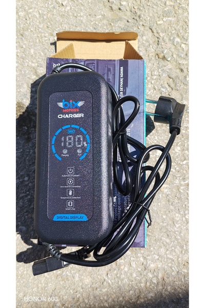 Bix 6 akülü elektrikli motor 72V 20AH şarj aleti tüm 2 tekerli modeller için ...