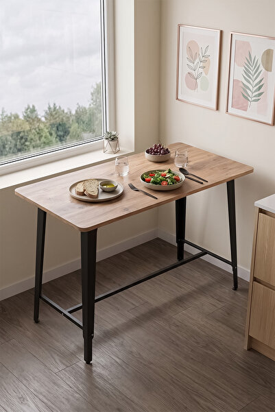 Retodesign Cemre Çam 60X120 cm Yemek Masası, Mutfak Masası