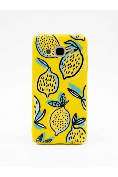 kılıfınbenden Samsung Galaxy J3 Yellow Silicone Case Model