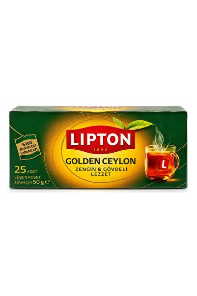 Lipton Golden Ceylon Bardak Poşet Siyah Çay 25li
