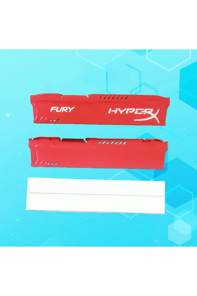 Choice3 2PCS Red TISHRIC Desktop Memory Radiator RAM Heatsink For DDR2 DDR3 D...