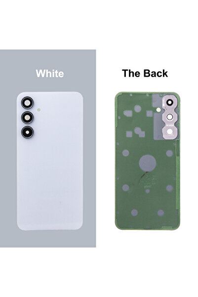 Choice White For A35 5G A556B Back Glass Battery Cover Rear Door Housing Pane...