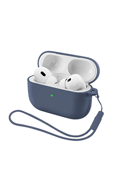 Choice غطاء سماعات أذن من السيليكون السائل الأزرق 2 في 1 لـ Airpods 3 و Airpo...