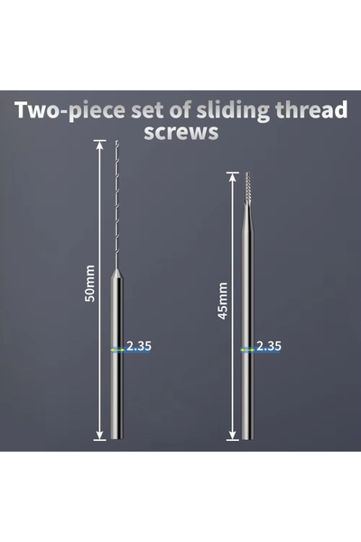 Choice 1Stes 2Pcs Professional Alloy Piercing Sliding Drill Bit Screw Extract...