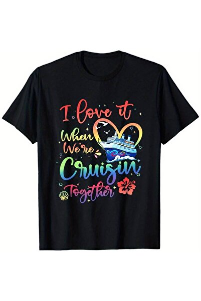 45 BPM تي شيرت رجالي بطبعة "I Love It When We're Cruiin' Together"، مصنوع من ...