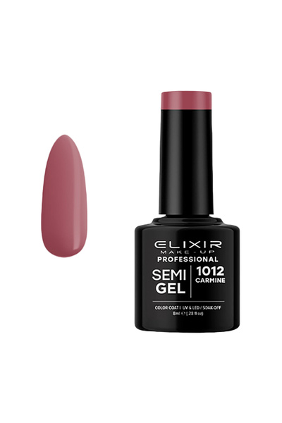 Elixir Ημιμόνιμο βερνίκι νυχιών # 1012 (Καρμίνη) 8ml