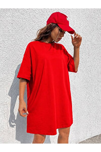classy moda Γυναικείο μπλουζάκι με φαρδιά γραμμή, μακρύ λαιμόκοψη, oversized,...
