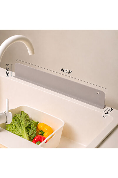 FDF STORE Lavabo Sıçrama Koruması,Premium Silikon Lavabo Su Sıçrama Koruması,...