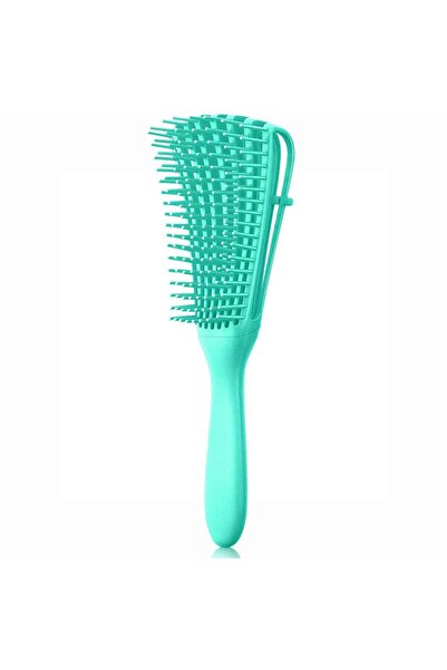 Other Long Handle Detangling TT Hair Brush Hollow Eight Claw Scalp Massage Co...