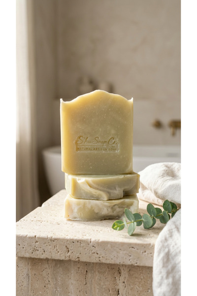 Marka S'Hu Soap Co. Moss & Clay |   Tea Tree Oil and Green Clay Soap |   Hand...