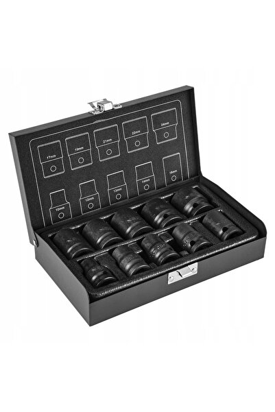 NEO Tools Set complet de chei tubulare hexagonale de impact 1/2'' 10-24 mm 10...