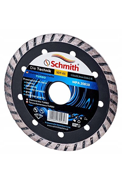 SCHMITH Disc diamantat pentru gresie și beton 115 mm