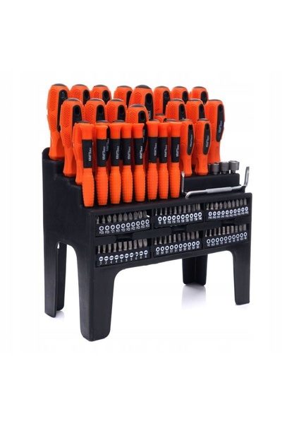 Kraft&dele SET DE BITURI ȘURUBELNIȚĂ CU 100 DE ELEMENTE BITURI TORX KD10957