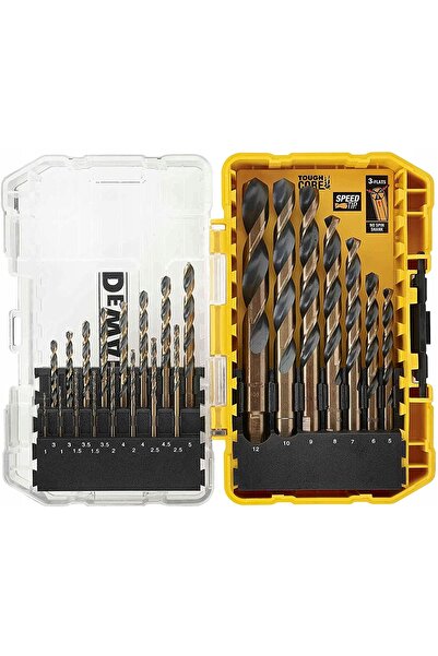 Dewalt SET COMPLET DE BROȘE PENTRU METAL HSS-G 23 DE BUCĂȚI ÎN CUTIE DT70729