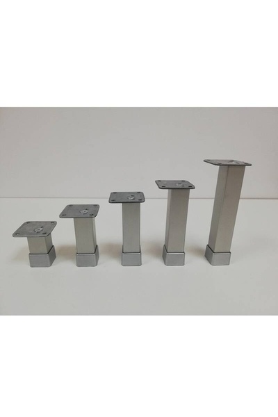 OEM Τετράγωνο πόδι αλουμινίου 25x25mm ύψους 150mm Eroglu
