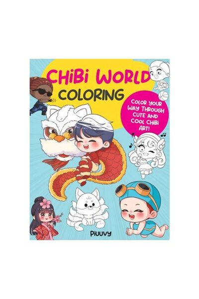 Walter Foster Publishing Chibi World Coloring: Color Your Way Through Cute(...)
