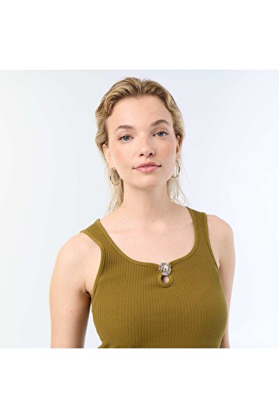 KIABI Sleeveless Tank Top GREEN