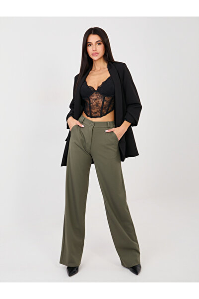 LAKERTA Women's Pants, LAKERTA, Cotton, Elegant, Khaki, model LK-SP-509969.95