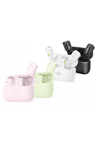 NO BRAND 2X Microfon Lavalieră Wireless Mini 100m pentru Telefon USB TYPE-C U...