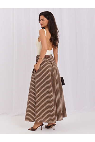 Italy Moda Fusta Dama Midi, Dungi, ITALY MODA, Maro Eleganta Office Model MI-...