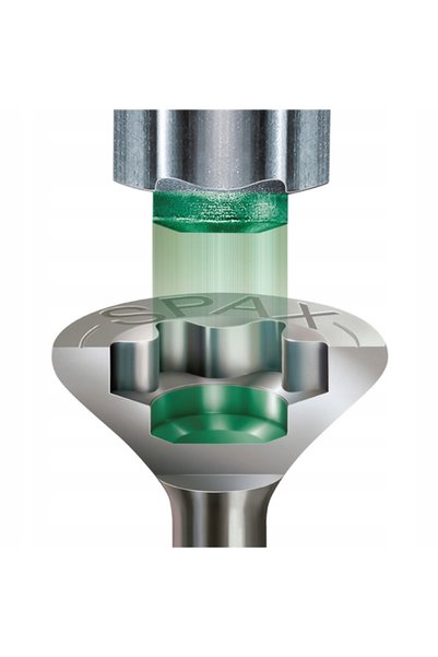 Spax Șurub pentru lemn A2 200 bucăți TX 5.0*40MM