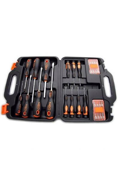 NEO Tools Set de șurubelnițe și biți NEO, 58 de piese Torx plat tip cruce