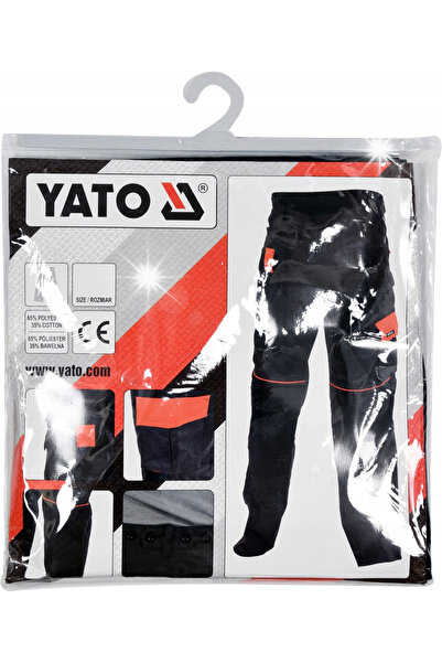 yato Salopete de lucru, cusături rezistente, 9 buzunare, andesit, mărimea L/XL