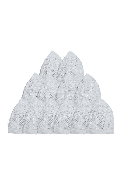 M.A Traders Bangladeshi Muslim Prayer Cap – Handmade White Islamic Kufi Cap –...