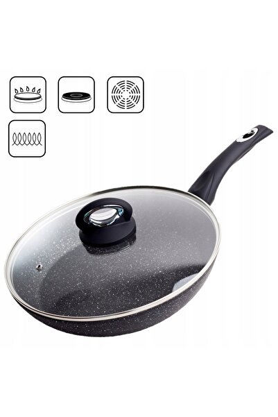 Berretti Tigaie tradițională cu capac antiaderent TIVANO 28cm BR-6002