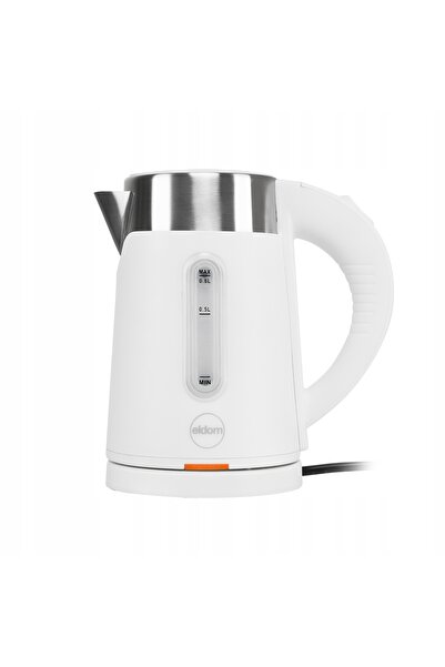 eldom Fierbător electric fără fir C185 B alb 0,8L 1000W carcasă izolată