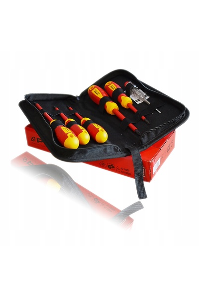 PRO Set de șurubelnițe electrice izolate, 6 piese, Fachmayer