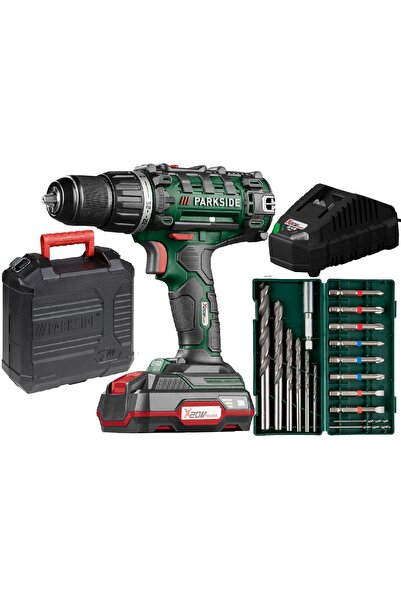 PARKSIDE Mașină de înșurubat cu acumulator 2Ah 20 45Nm VALIZĂ BITURI CEL MAI ...