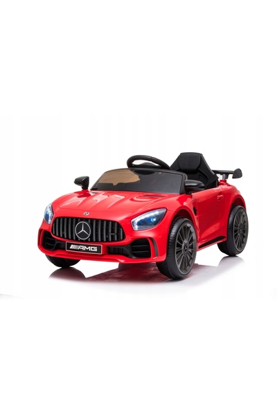 Happy Kiddo Mașină cu acumulator Mercedes GTR-S pilot 2 motoare piele radio EVA