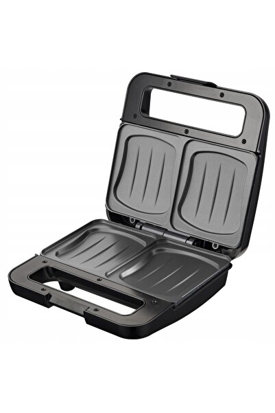 adler Aparat de făcut sandvișuri tip scoică, pentru tosturi crocante, 1200W