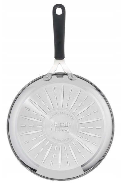 TEFAL PATELNIA JAMIE OLIVIER din oțel inoxidabil, antiaderentă, pentru inducț...