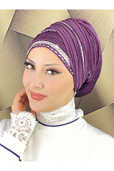 MY UKİYO STORE TESETTÜR ABİYE BONCUKLU TAŞLI BONEŞAL