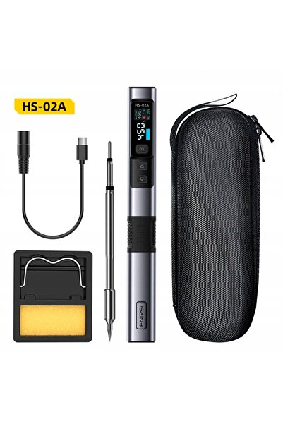 FNIRSI Set fier de lipit digital de precizie HS-02A 100W, 5 vârfuri, alimentator