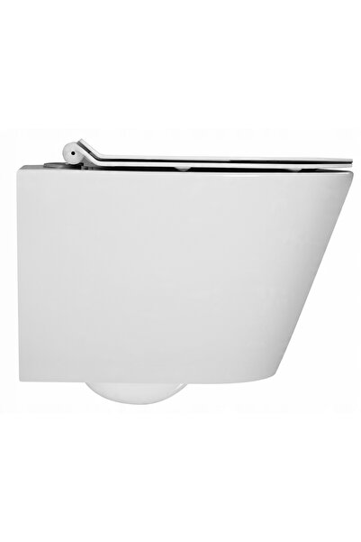 Granitan MISKA WC suspendat RIMLESS alb, fără ramă, cu sistem VIA DESKA