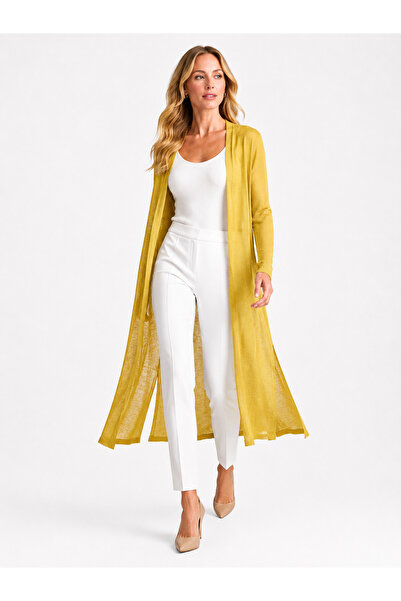 Neden Tekstil Long Thin Knitwear Cardigan Straight Cut Seasonal Loose Cardiga...
